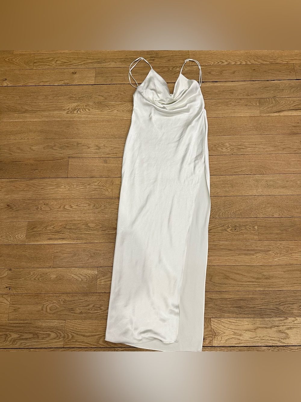 Oh Polly Satin Maxi Dress Size 4